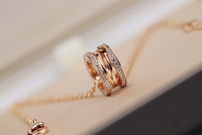 [Windsor Jewelry]ZERO 1 PINK GOLD NECKLACE