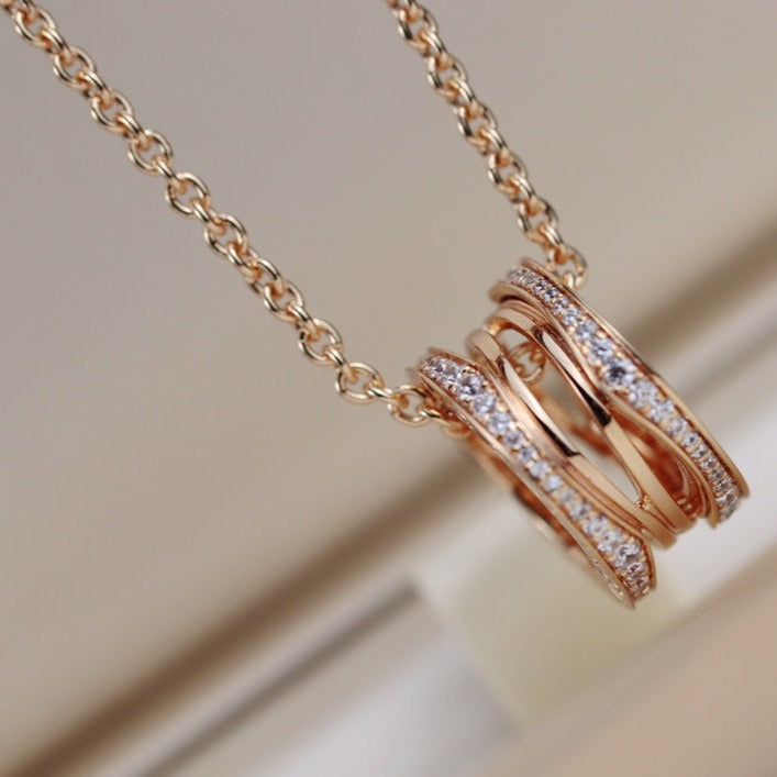 [Windsor Jewelry]ZERO 1 PINK GOLD NECKLACE
