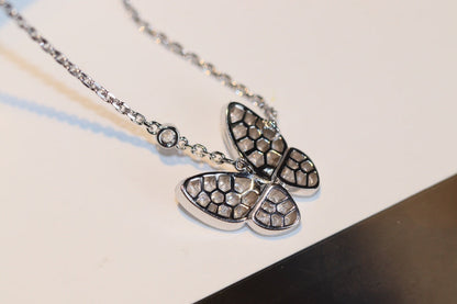 [Windsor Jewelry]BUTTERFLY DIAMOND NECKLACE