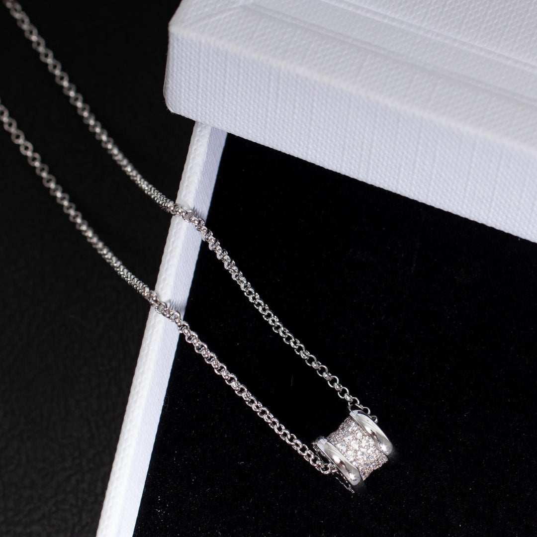 [Windsor Jewelry]ZERO 1 SILVER DIAMOND NECKLACE