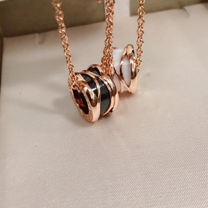 [Windsor Jewelry]ZERO 1 FOUR BAND PINK GOLD CERAMIC