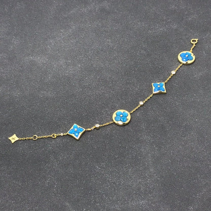 [Windsor Jewelry]STAR AND SUN TURQUOISE 4 MOTIFS 3 DIAMONDS