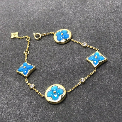 [Windsor Jewelry]STAR AND SUN TURQUOISE 4 MOTIFS 3 DIAMONDS