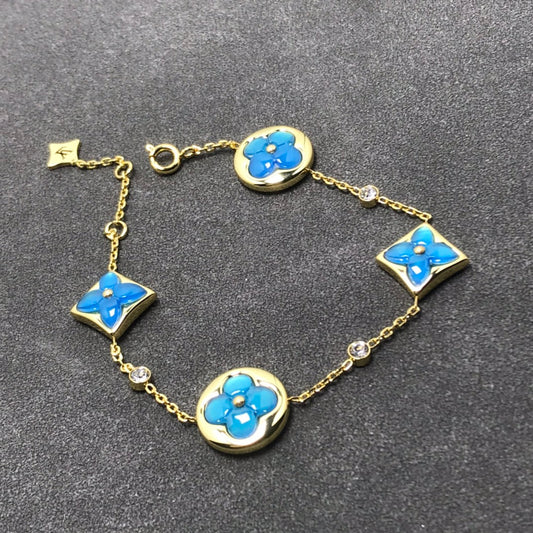 [Windsor Jewelry]STAR AND SUN TURQUOISE 4 MOTIFS 3 DIAMONDS