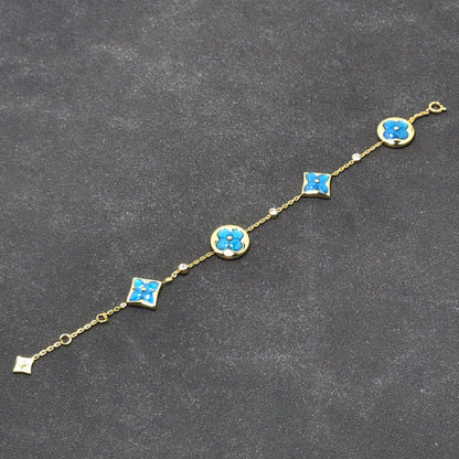 [Windsor Jewelry]STAR AND SUN TURQUOISE 4 MOTIFS 3 DIAMONDS
