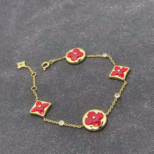 [Windsor Jewelry]STAR AND SUN CARNELIAN 4 MOTIFS 3 DIAMONDS