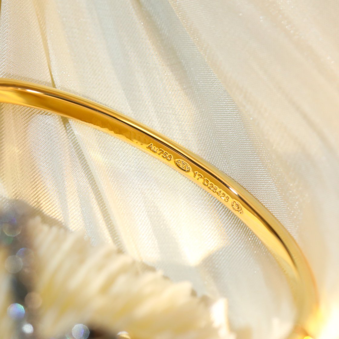 [Windsor Jewelry]VOLTE UPSITE DOWN GOLD DIAMOND BRACELET