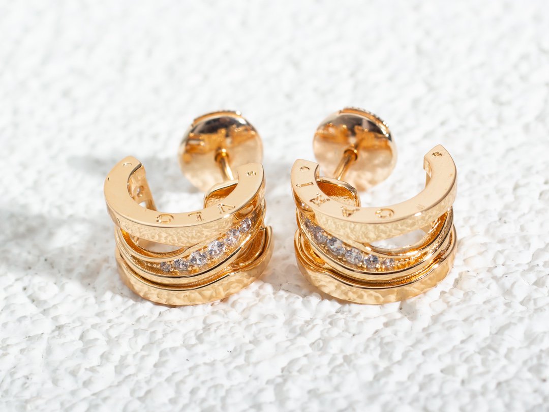 [Windsor Jewelry]ZERO 1 PINK GOLD DIAMONDS EARRINGS