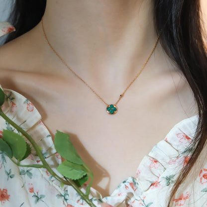 [Windsor Jewelry]SUN PEDANT PINK GOLD 1 DIAMOND NECKLACE