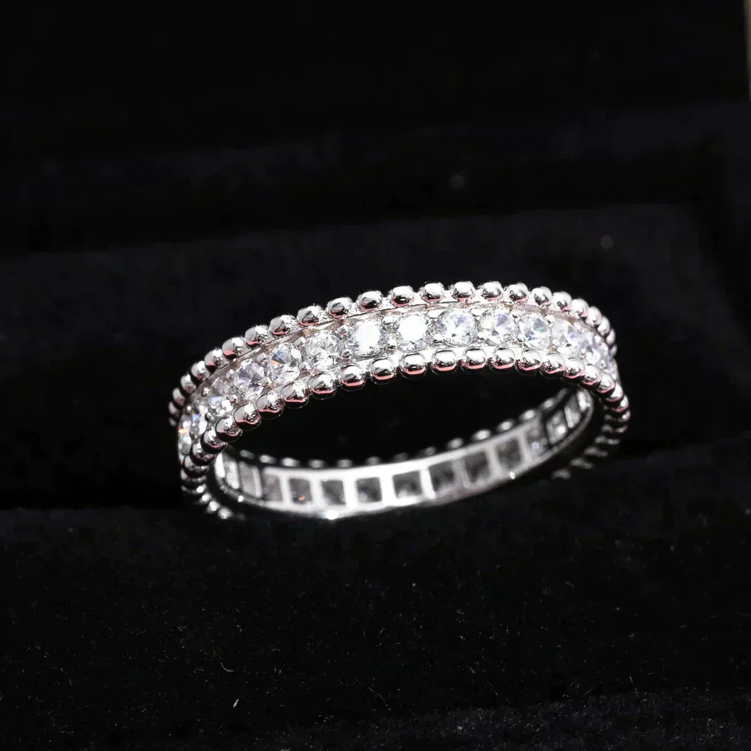 [Windsor Jewelry]PERLEE DIAMOND SILVER RING