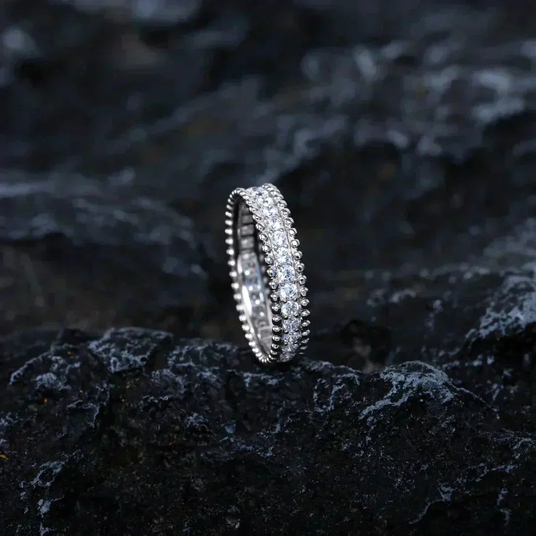[Windsor Jewelry]PERLEE DIAMOND SILVER RING