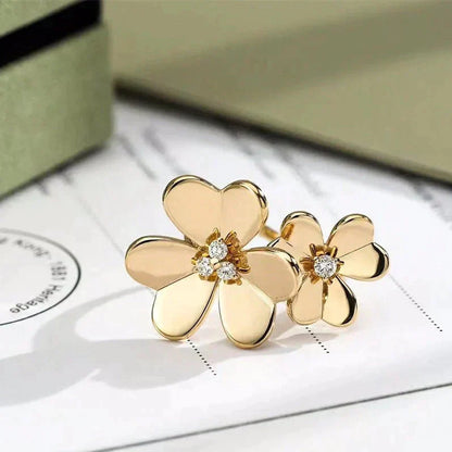 [Windsor Jewelry]CLOVER COMOS GOLD DIAMOND RING