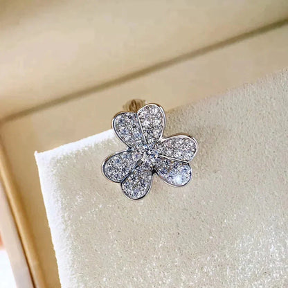 [Windsor Jewelry]CLOVER COMOS DIAMOND EARRINGS SILVER