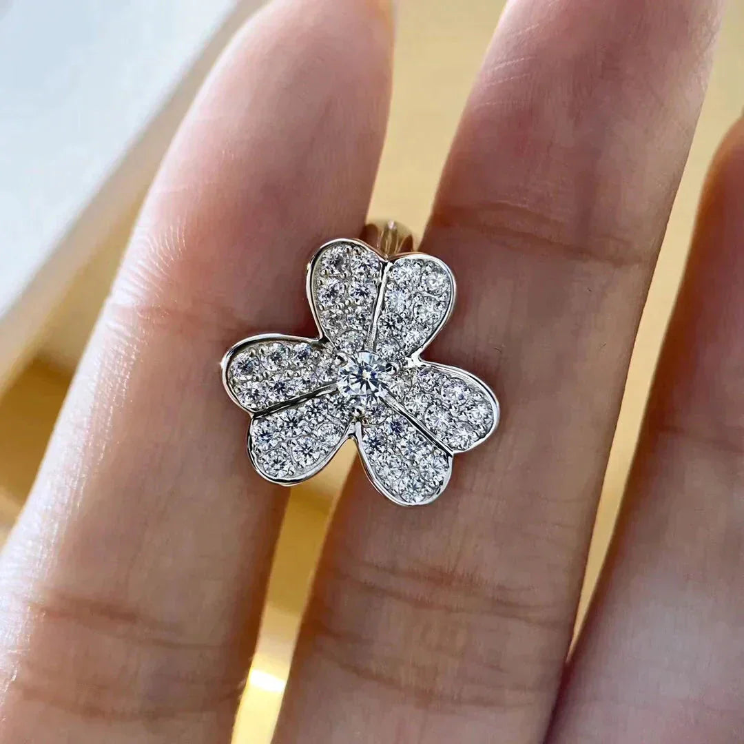 [Windsor Jewelry]CLOVER COMOS DIAMOND EARRINGS SILVER