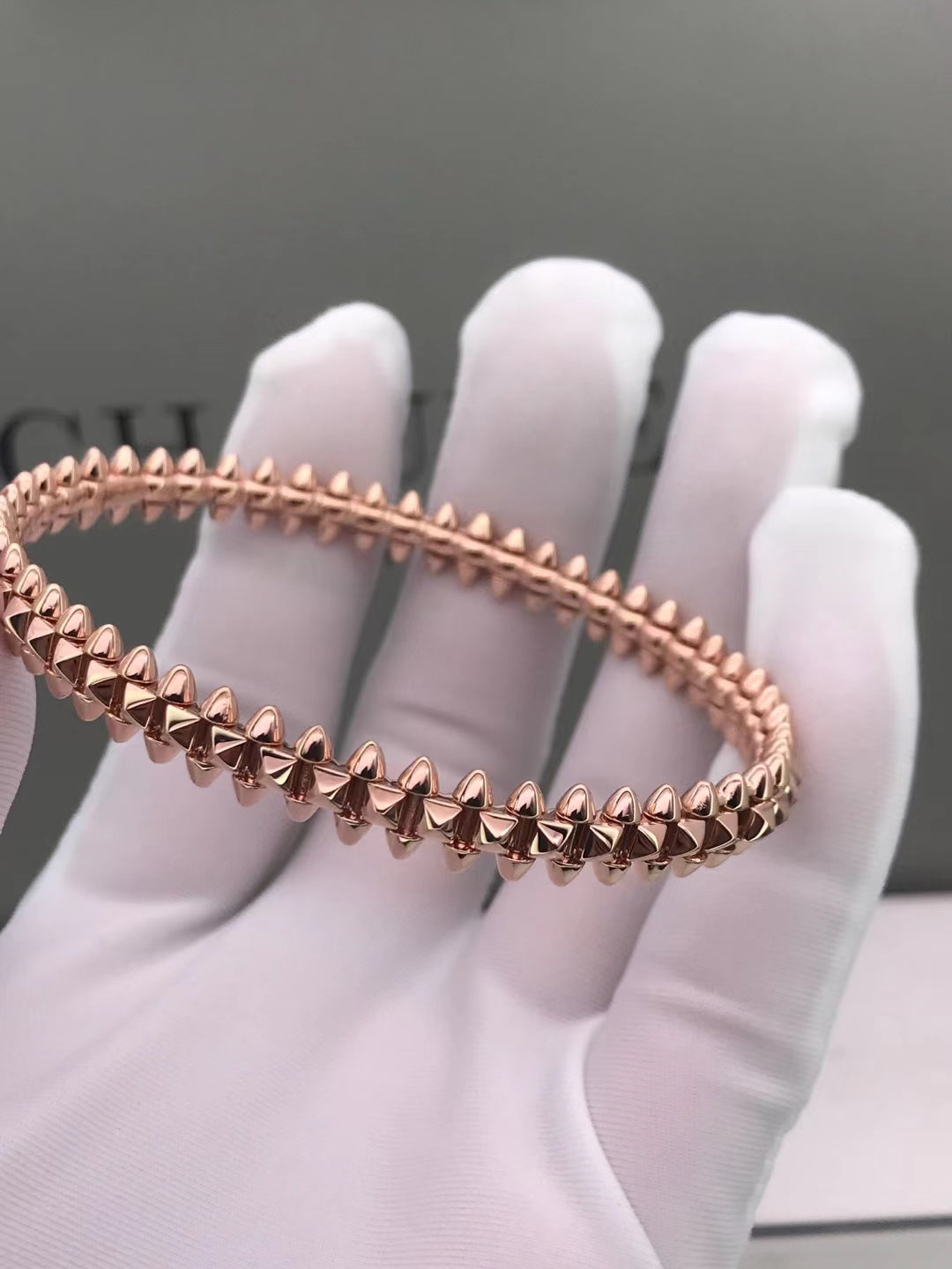 [Windsor Jewelry]CLASH PINK GOLD BRACELET