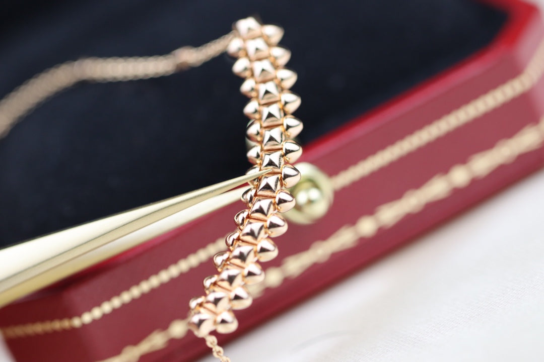 [Windsor Jewelry]CLASH PINK GOLD NECKLACE