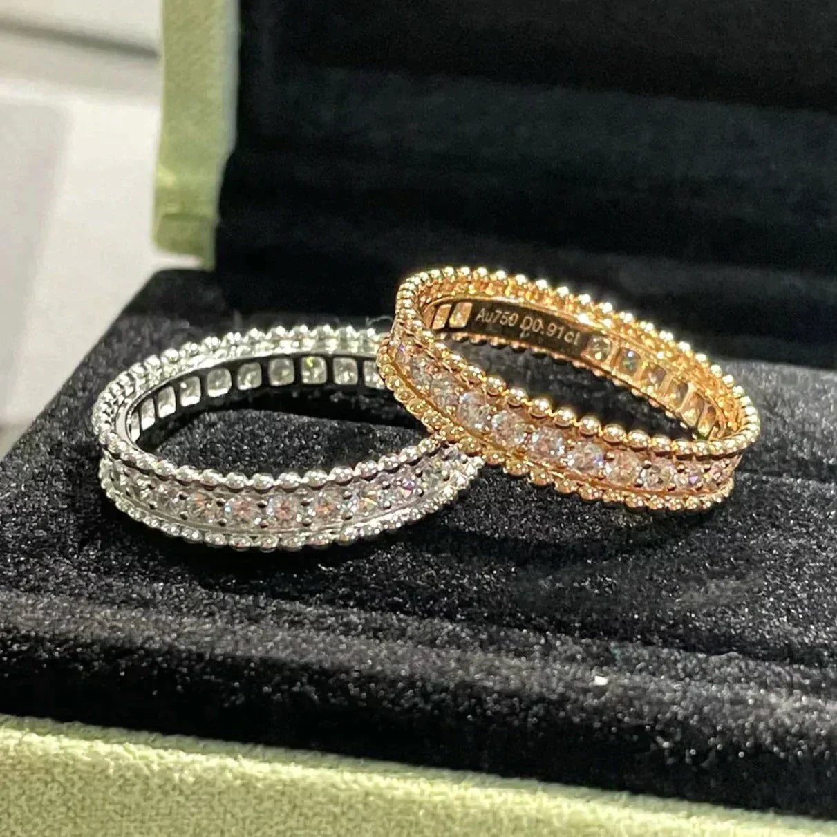 [Windsor Jewelry]PERLEE DIAMOND ROSE GOLD RING