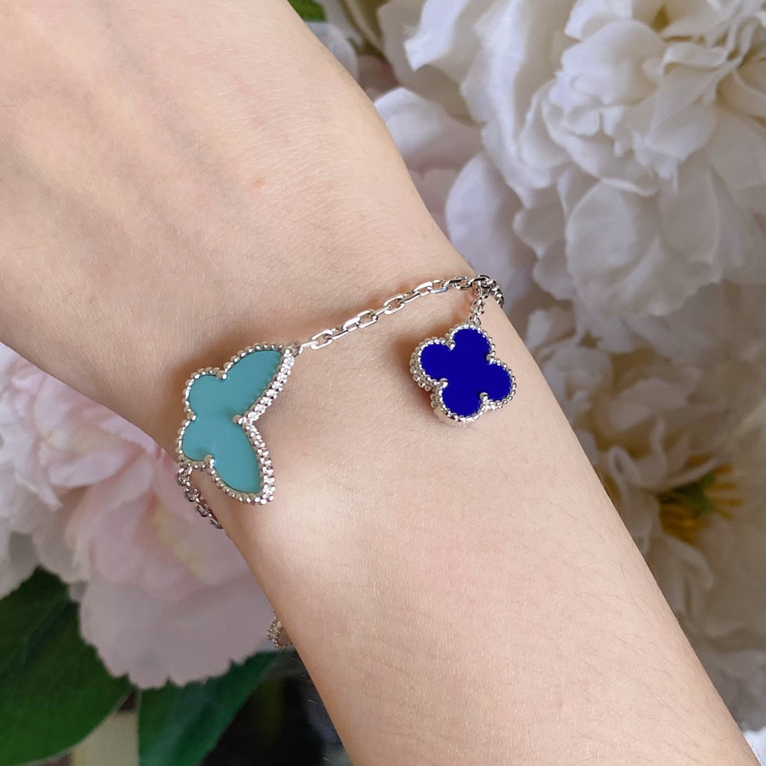 [Windsor Jewelry]LUCKY SPRING SILVER BRACELET 4 MOTIF