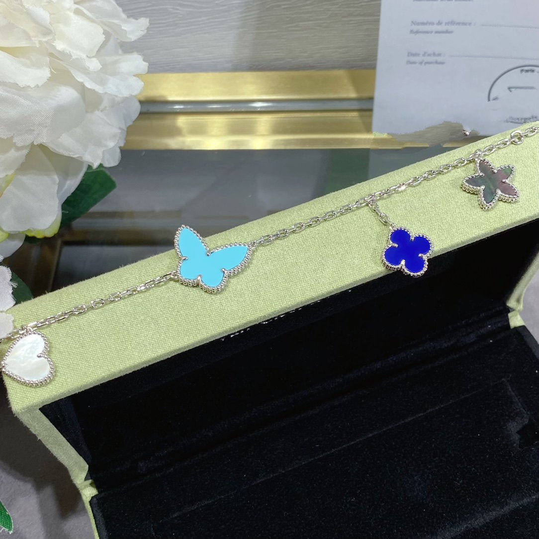 [Windsor Jewelry]LUCKY SPRING SILVER BRACELET 4 MOTIF