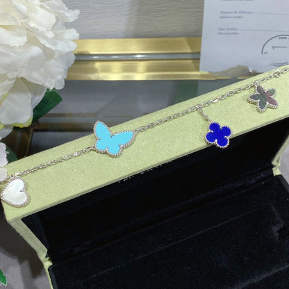 [Windsor Jewelry]LUCKY SPRING SILVER BRACELET 4 MOTIF