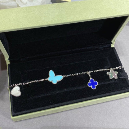 [Windsor Jewelry]LUCKY SPRING SILVER BRACELET 4 MOTIF