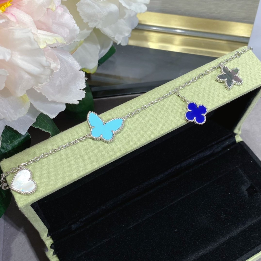 [Windsor Jewelry]LUCKY SPRING SILVER BRACELET 4 MOTIF
