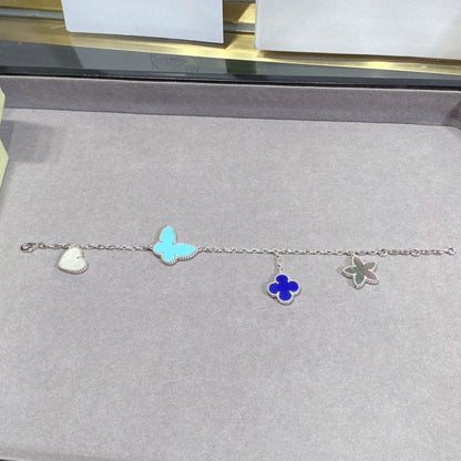 [Windsor Jewelry]LUCKY SPRING SILVER BRACELET 4 MOTIF