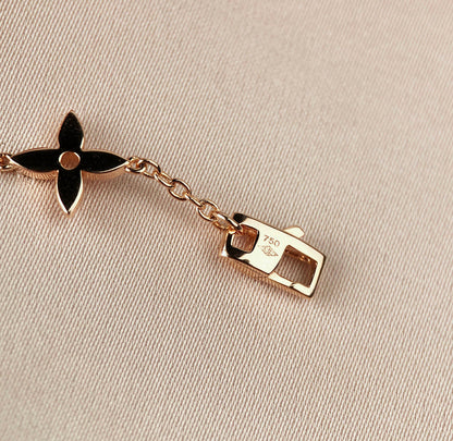 [Windsor Jewelry]STAR AND SUN 7 MOTIFS GOLD BRACELET