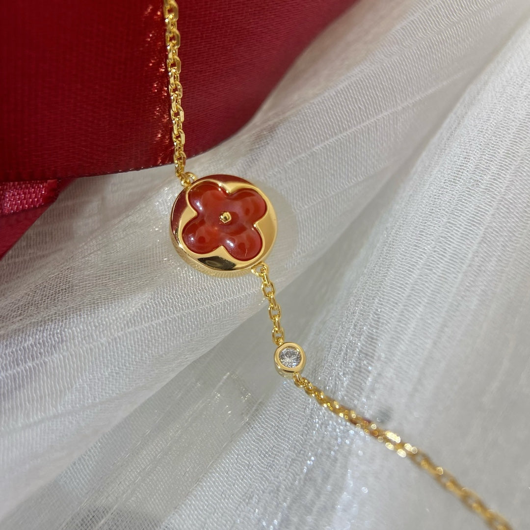 [Windsor Jewelry]SUN PEDANT CARNELIAN BRACELET