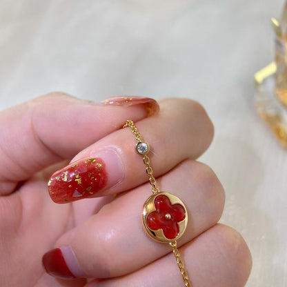 [Windsor Jewelry]SUN PEDANT CARNELIAN BRACELET