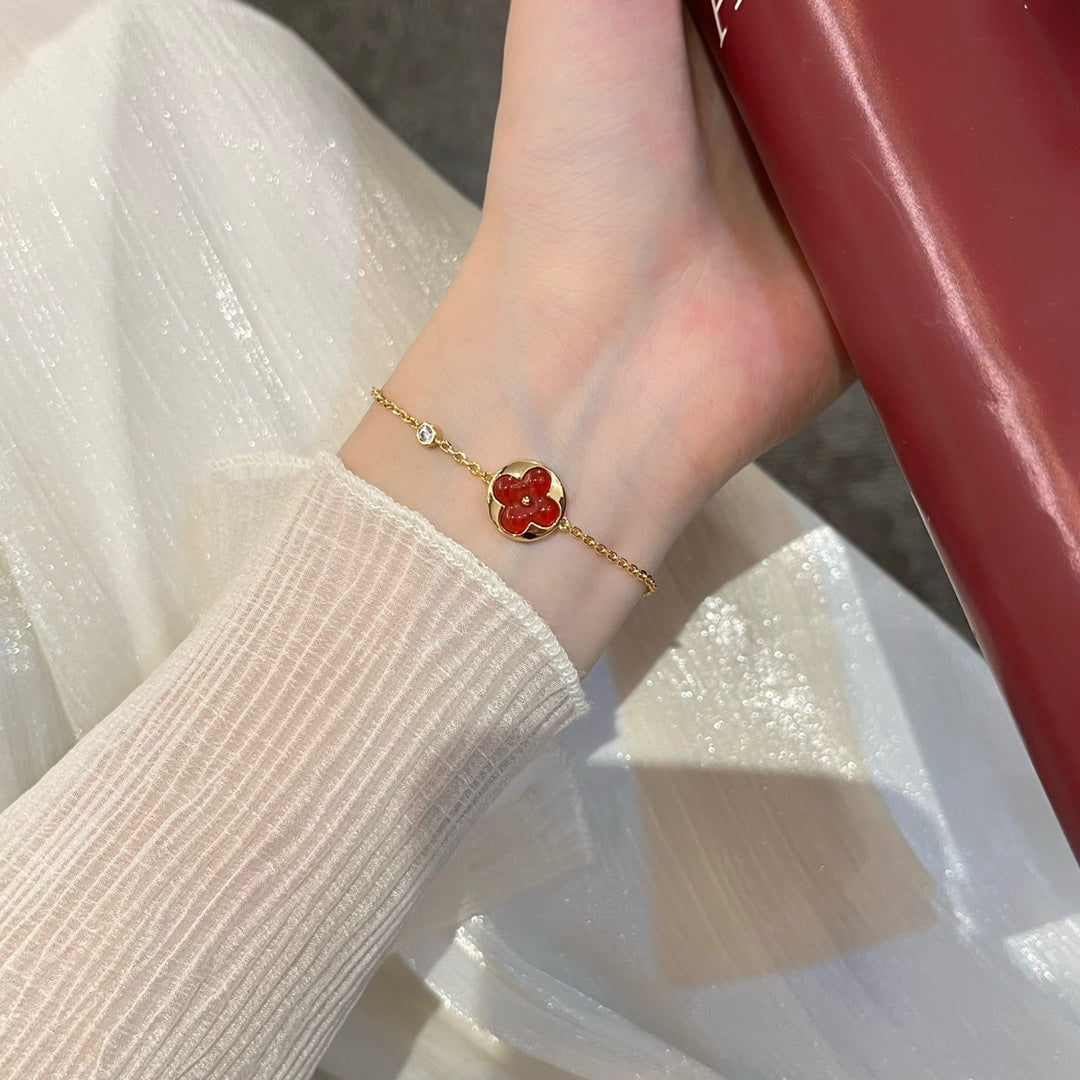 [Windsor Jewelry]SUN PEDANT CARNELIAN BRACELET