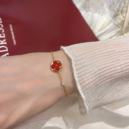 [Windsor Jewelry]SUN PEDANT CARNELIAN BRACELET