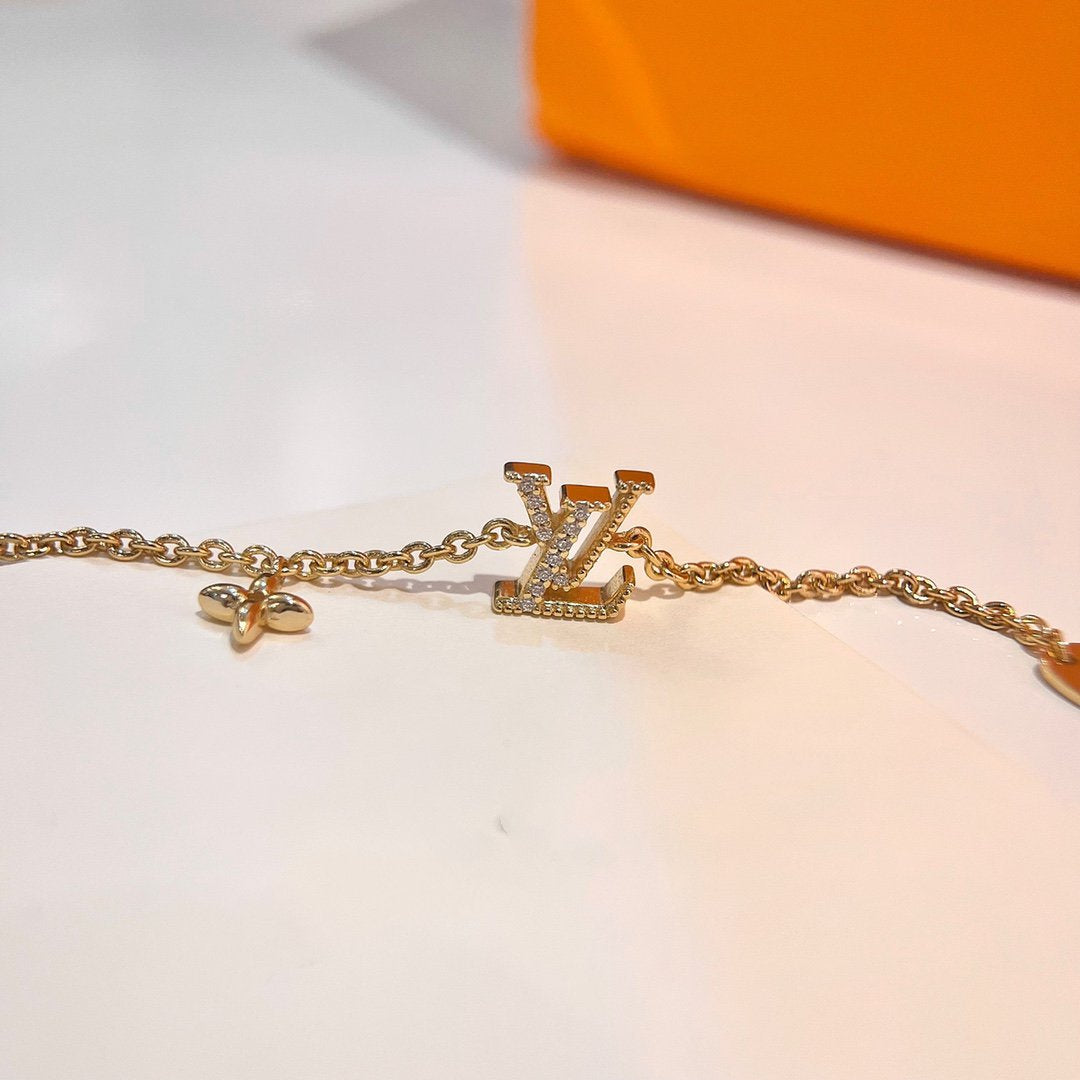 [Windsor Jewelry]LOGO STAR MOTIF GOLD BRACELET