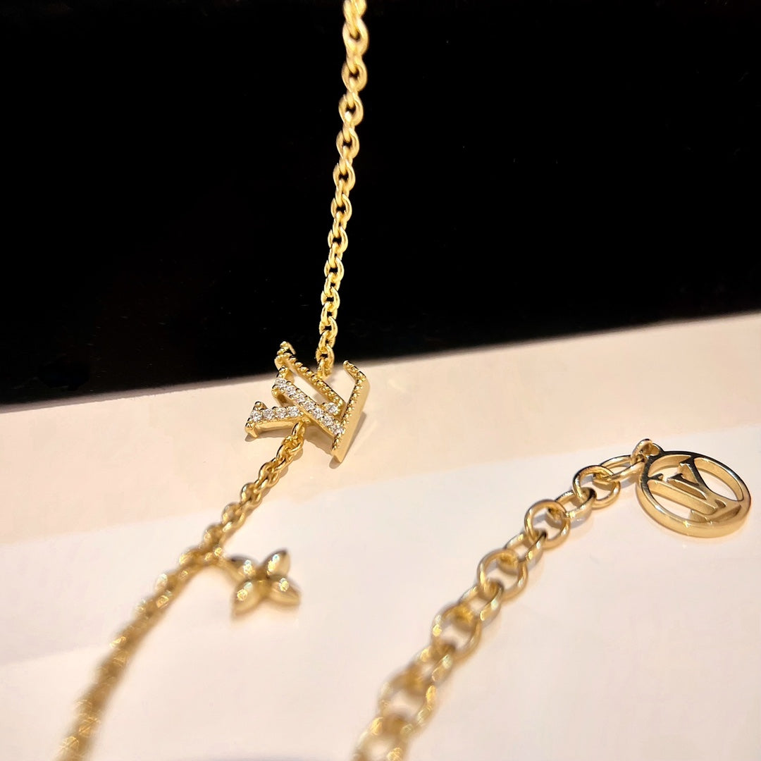 [Windsor Jewelry]LOGO STAR MOTIF GOLD BRACELET
