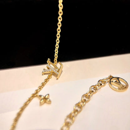[Windsor Jewelry]LOGO STAR MOTIF GOLD BRACELET
