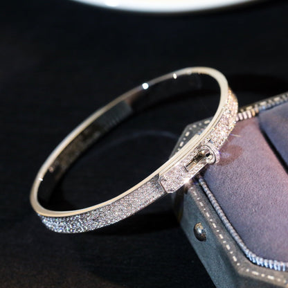 [Windsor Jewelry]KELLY BRACELET DIAMOND PAVED
