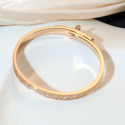 [Windsor Jewelry]KELLY BRACELET DIAMOND PAVED