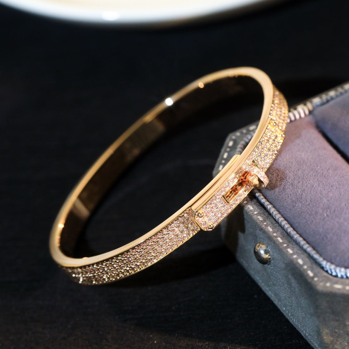 [Windsor Jewelry]KELLY BRACELET DIAMOND PAVED