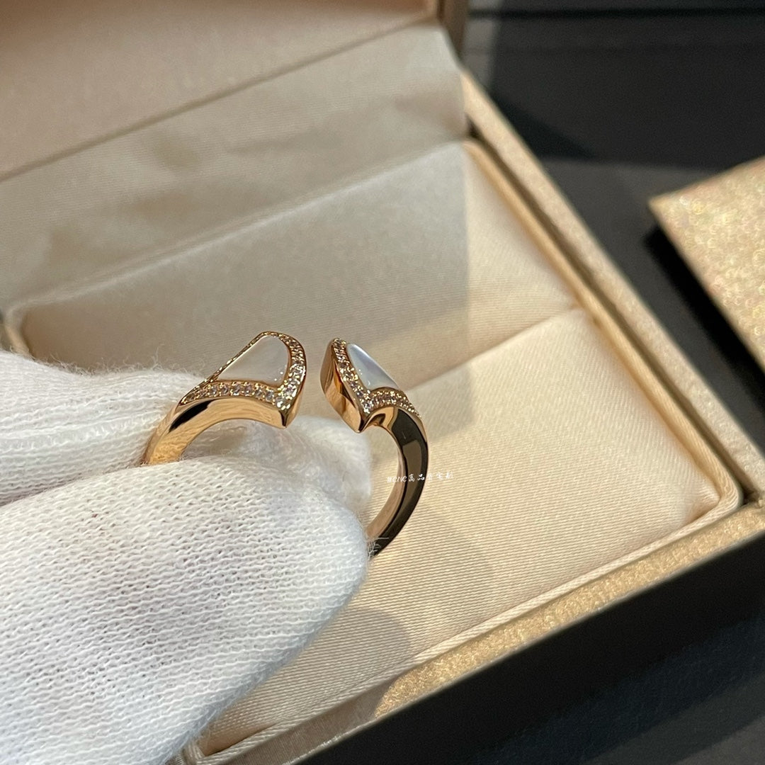 [Windsor Jewelry]DREAM MOP DIAMOND OPEN RING