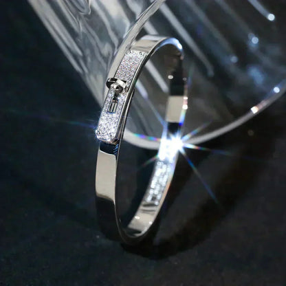 [Windsor Jewelry]KELLY SILVER DIAMOND BRACELET