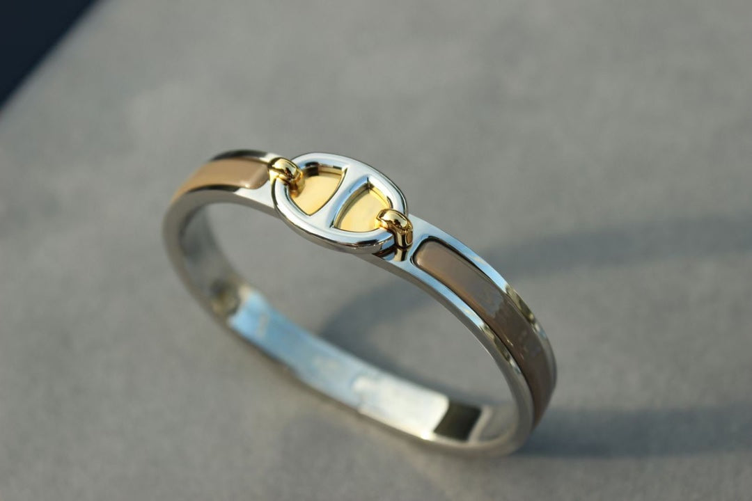 [Windsor Jewelry]CLIC CHAINE SILVER BRACELET