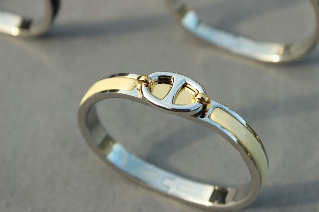[Windsor Jewelry]CLIC CHAINE SILVER BRACELET