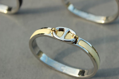 [Windsor Jewelry]CLIC CHAINE SILVER BRACELET