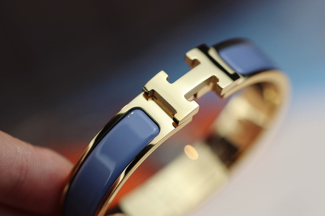 [Windsor Jewelry]H BRACELET 12MM BLUE GRAY