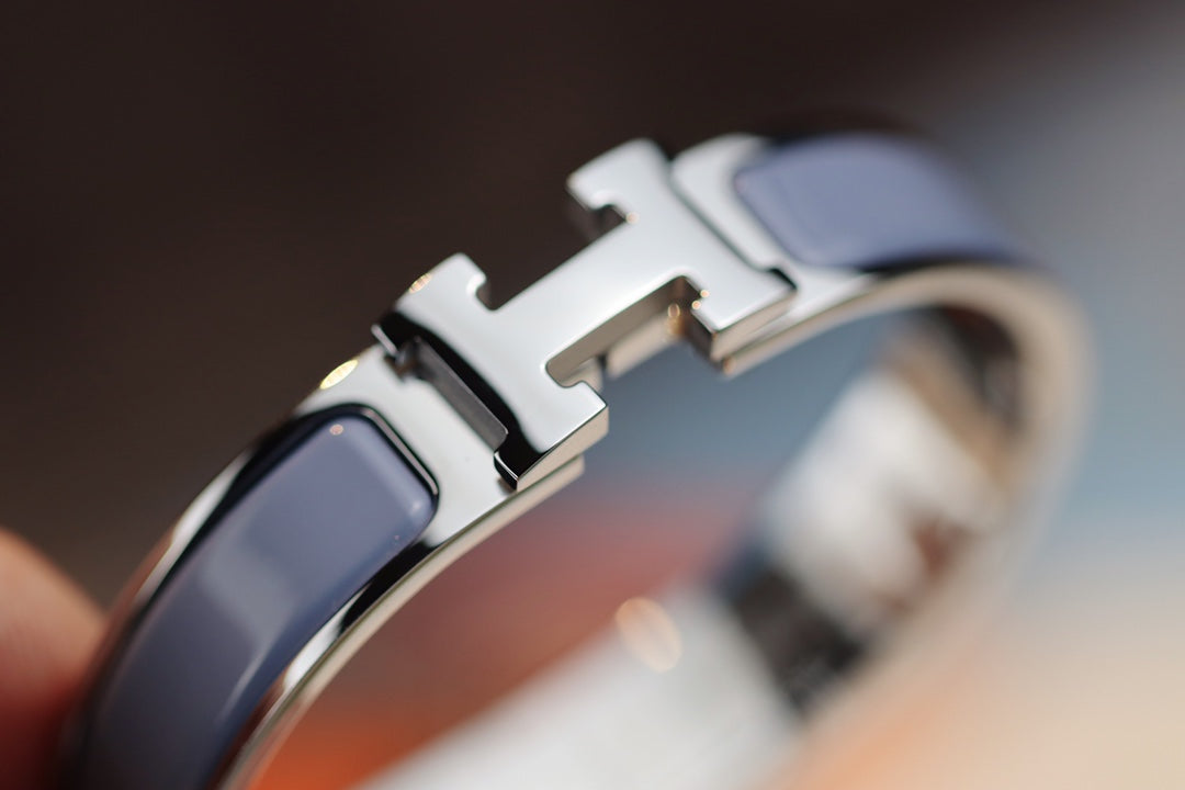 [Windsor Jewelry]H BRACELET 12MM BLUE GRAY