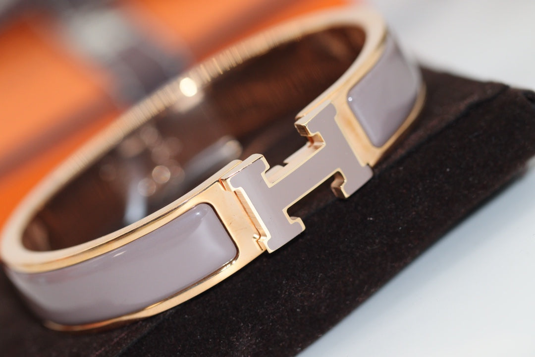[Windsor Jewelry]H BRACELET 12MM BROWN