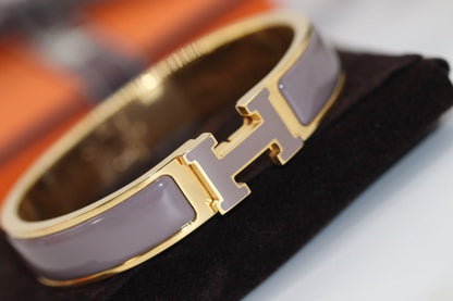 [Windsor Jewelry]H BRACELET 12MM BROWN