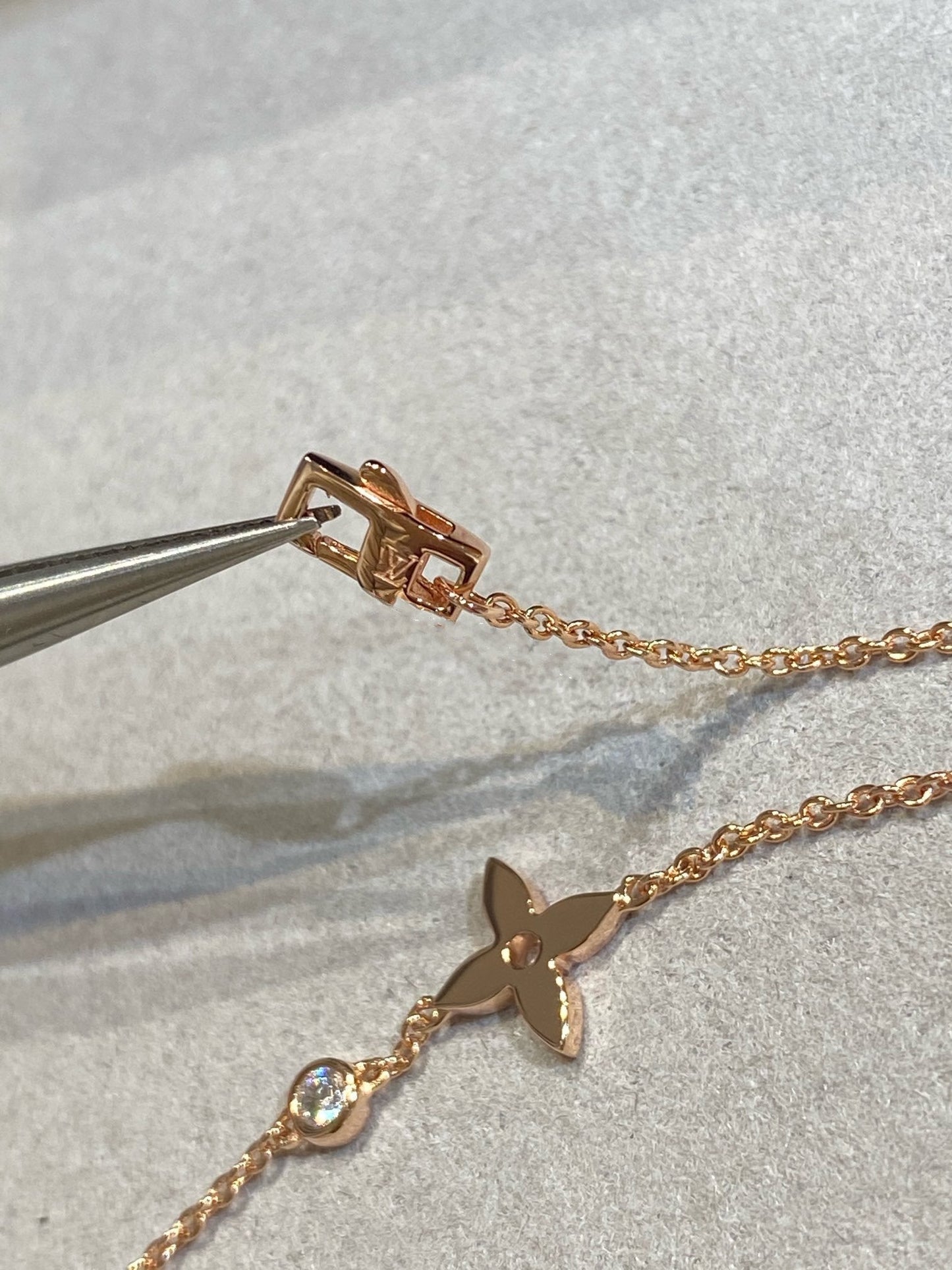 [Windsor Jewelry]STAR DIAMOND PINK GOLD BRACELET