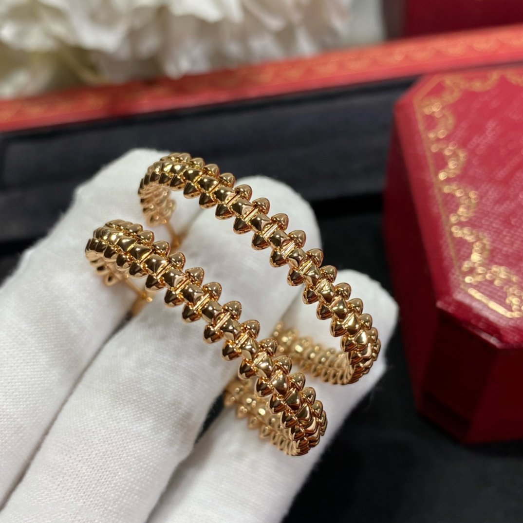 [Windsor Jewelry]CLASH LARGE HOOP EARRINGS