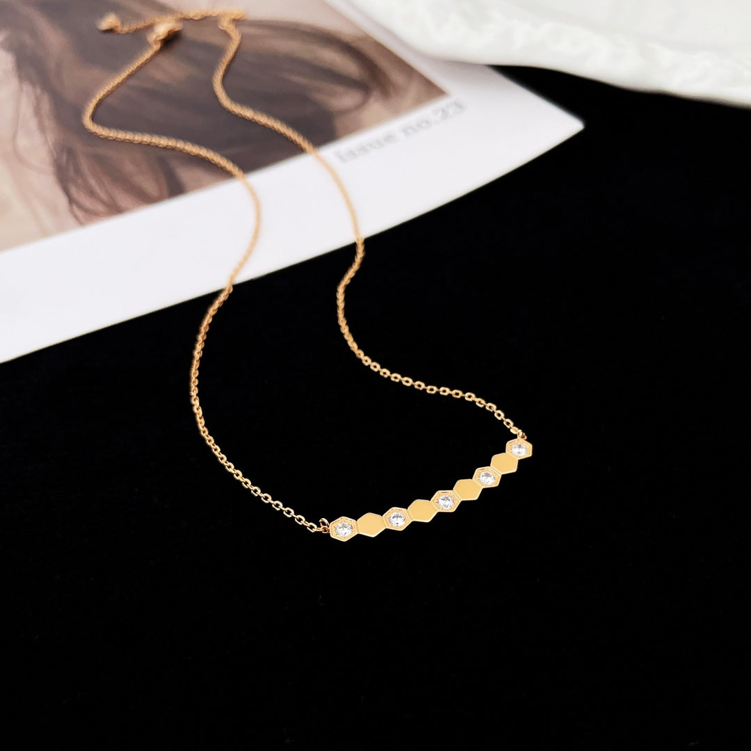 [Windsor Jewelry]BEE MY LOVE DIAMOND NECKLACE